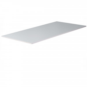 Rapidline Melamine Rectangle Table Top Only 25mm Thick 1800Wx900D Grey