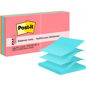 POST-IT R330-6SSAN NOTE POP-UP Super Sticky 76x76mm Neon