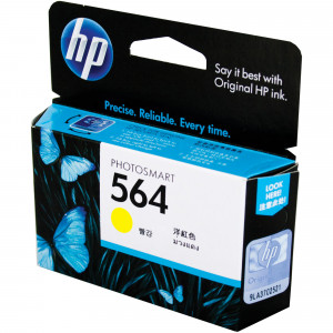 HP #564 INKJET CARTRIDGE CB320WA, Yellow
