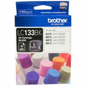 BROTHER LC133BK INKJET CART Black 600pg