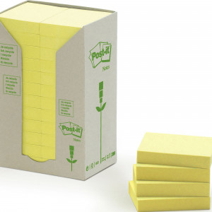 POST-IT 653-RTY NOTES TOWERS Recycled Yellow 35X48mm
