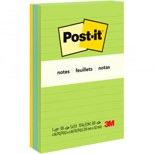 POST-IT 660-3AU NOTES ULTRA Prem Colour 100St Lined 98x149