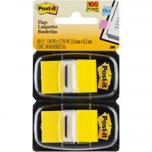 POST-IT  680-YW2 FLAGS Twin Pack Yellow 25x43mm