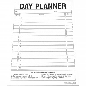 QUILL A4 PLANNER PADS Day Planner 50lf
