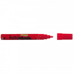 TEXTA LIQUID CHALK MARKER Bullet 4.5mm Nib Red Dry Wipe Glossy Surfaces