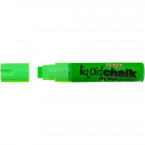 Texta Jumbo Liquid Chalk Dry Wipe Chisel 15mm Nib Green