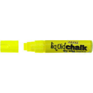 Texta Jumbo Liquid Chalk Dry Wipe Chisel 15mm Nib Yllo