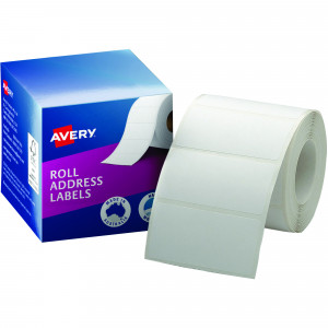 AVERY ADDRESS LABELS 70x36mm Roll White Roll of 500