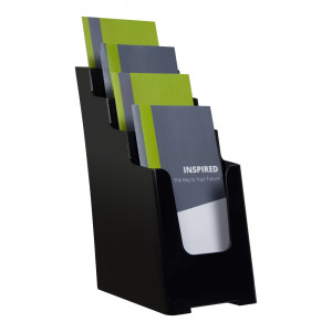DEFLECT-O BROCHURE HOLDER Sustainable Office 4 Tier - Dl