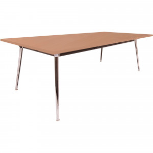 Rapid Air Boardroom Table 1 Piece Beech top Single Stage 2400mm x 1200mm x 750mm H