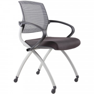Rapidline Mesh Back Training And Conference Chair Foldable Nesting Capabilities