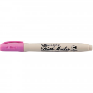 Artline Supreme Brush Marker Pink BX12