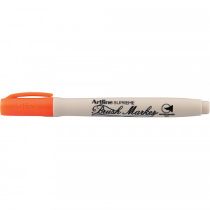 Artline Supreme Brush Marker Orange BX12