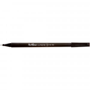 Artline Supreme 0.4mm Fineliner Pen Black BX12