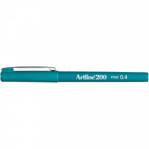 Artline 200 0.4mm Fineliner Pen Dark Green BX12