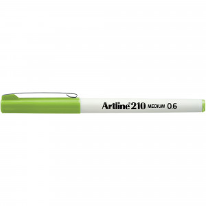 Artline 210 0.6mm Fineliner Pen Lime Green 