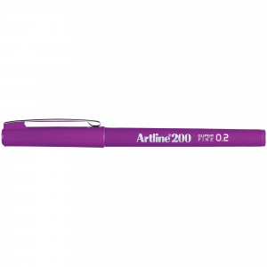 Artline 220 0.2mm Fineliner Pen Magenta BX12