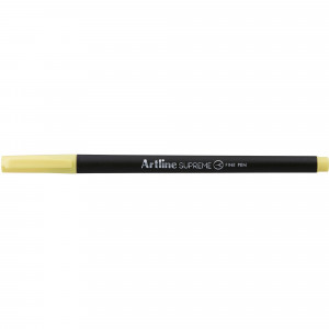 Artline Supreme 0.4mm Fineliner Pastel Yellow BX12