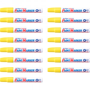 Artline 400 2.3Mm Paint Marker Yellow BOX OF 15