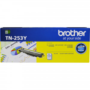 BROTHER TN-253Y YELLOW TONER Cartridge Standard Yield 1,300 Pages
