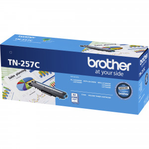 BROTHER TN-257C CYAN TONER Cartridge High Yield 2,300 Pages