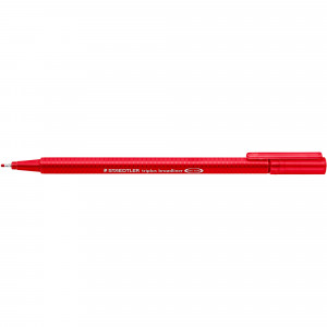 STAEDTLER TRIPLUS® BROADLINER Pen Red Box of 10