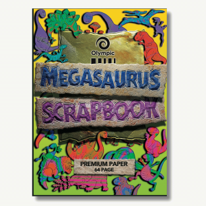 OLYMPIC SCRAP BOOKS 64Page Bond Megasauras 330x245