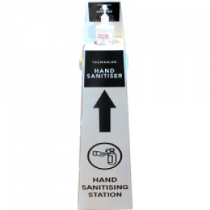 SANITISER STAND - PHOS ESSENTIAL TASMANIAN MADE HAND SANITISER - 80% ethanol hand sanitiser stand 
