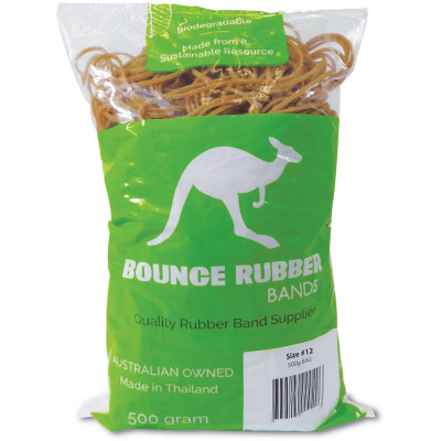 BOUNCE RUBBER BANDS® SIZE 12  500GM BAG