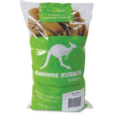 BOUNCE RUBBER BANDS® SIZE 109  500GM BAG