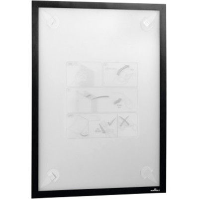 DURABLE DURAFRAME WALLPAPER WITH REMOVABLE TABS A3 Black