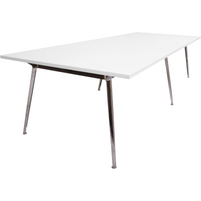 RAPID AIR BOARDROOM TABLE 3200W x 1200D x 750mmH Natural White