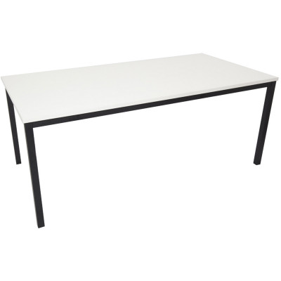 STEEL FRAME TABLE 1500W x 750D X 730mmH NW with Black Frame