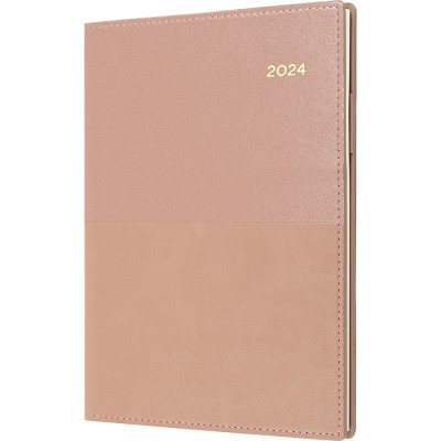 Collins Vanessa Diary Day To A Page A5 Rose Gold