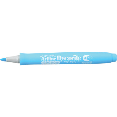 Artline Decorite Markers 1.0mm Bullet Pastel Blue Pack Of 12