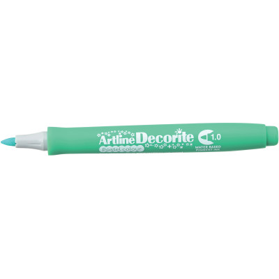Artline Decorite Markers 1.0mm Bullet Pastel Green Pack Of 12