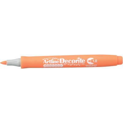 Artline Decorite Markers 1.0mm Bullet Pastel Orange Pack Of 12