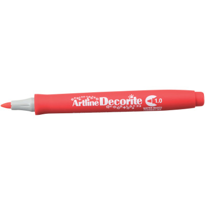 Artline Decorite Markers 1.0mm Bullet Standard Red Pack Of 12