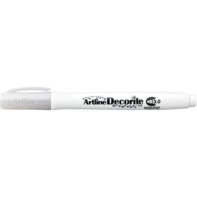 Artline Decorite Markers 3.0mm Chisel Standard White Pack Of 12