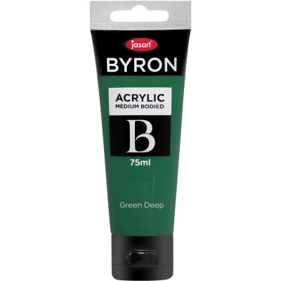 Jasart Byron Acrylic Paint 75ml Green Deep