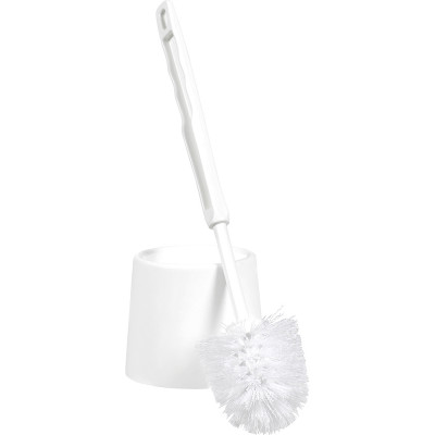 Cleanlink Toilet Brush and Pot  White