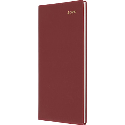 Collins Belmont Colours Diary Week To View B6/7 Cherry Red