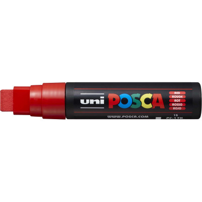 UNI-BALL POSCA POSTER MARKER Broad 15.0mm Red