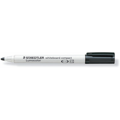 STAEDTLER 341 WHITEBOARD MARKR Compact Bullet Point Black