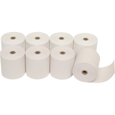 MARBIG CALC/REGISTER ROLLS 76x76x11.5mm 1Ply Lint Free Pack of 4