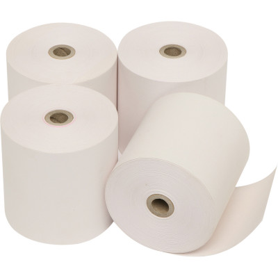 MARBIG CALC/REGISTER ROLLS 76x76x11.5mm 2Ply Pack of 4