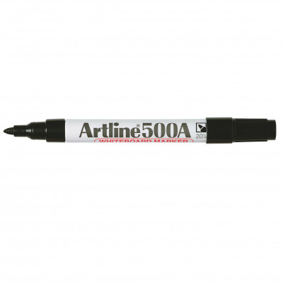 ARTLINE 500A WHITEBOARD MARKER Med Bullet Black