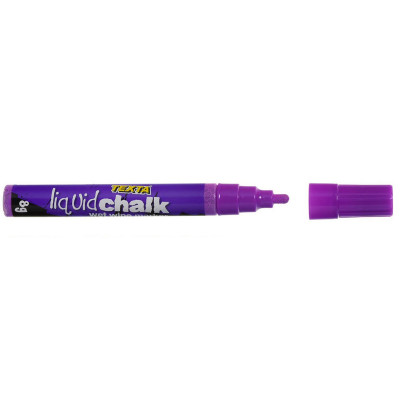 TEXTA LIQUID CHALK MARKER Wet Wipe Bullet 4.5mm Nib Purple
