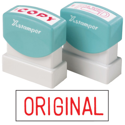 XSTAMPER -1 COLOUR -TITLES D-F 1111 Original Red