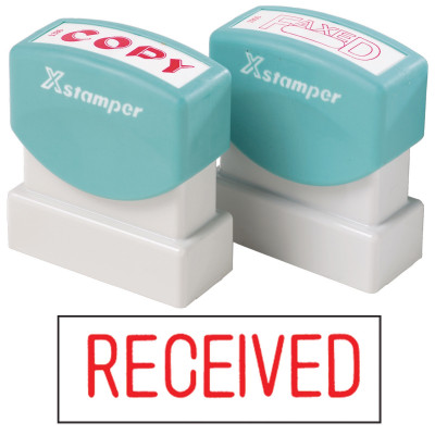 XSTAMPER -1 COLOUR -TITLES R-Z 1116 Received Red